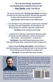 The Rising Leader Handbook achterzijde
