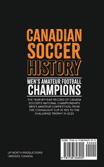 Canadian Soccer History achterzijde