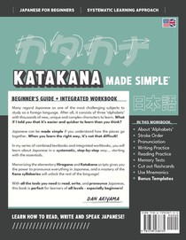 Learning Katakana - Beginner's Guide and Integrated Workbook | Learn how to Read, Write and Speak Japanese achterzijde