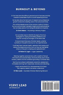 Burnout and Beyond achterzijde