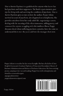 HOW TO SURVIVE PSYCHOSIS achterzijde