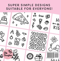 Love & Kisses Bold and Easy Coloring Book achterzijde