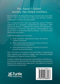 Motherhood & Matrescence achterzijde