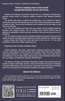 Alchemy and Artifacts (Tesseracts Twenty-Two) achterzijde