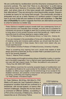 The Politics of Disability achterzijde