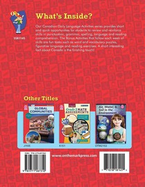 Canadian Daily Language Activities Grade 2 achterzijde