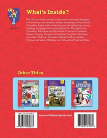 52 Weekly Nonfiction Stories About Canada Grades 6-7 achterzijde