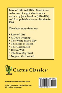 Love of Life and Other Stories (Cactus Classics Large Print) achterzijde