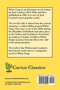 White Fang (Cactus Classics Large Print) achterzijde