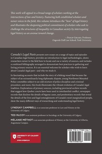 Canada's Legal Pasts achterzijde