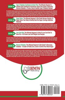 Type 2 Diabetes Cookbook & Action Plan, Sugar Detox, Low Carb Diet & Reverse Diabetes - 4 Books in 1 Bundle achterzijde