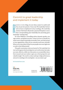 The Leadership Contract Field Guide achterzijde