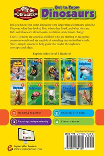 Get to Know Dinosaurs achterzijde