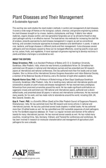 Plant Diseases and Their Management achterzijde
