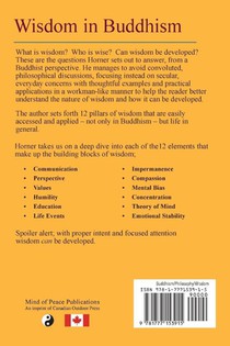 Wisdom in Buddhism achterzijde