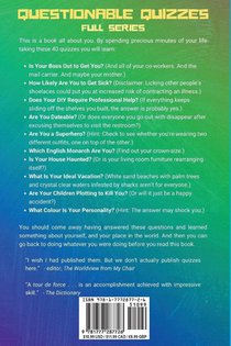 Questionable Quizzes achterzijde