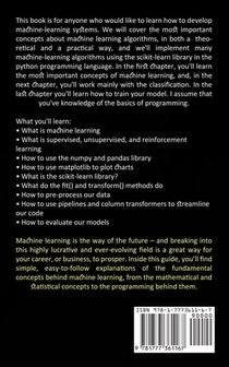 Machine Learning achterzijde