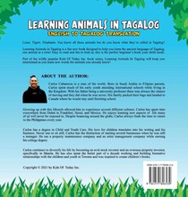 Learning Animals In Tagalog achterzijde