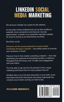 LinkedIn Social Media Marketing achterzijde