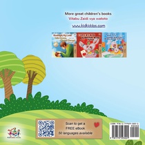 I Love Summer (English Swahili Bilingual Children's Book) achterzijde