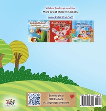 I Love Summer (Swahili English Bilingual Children's Book) achterzijde