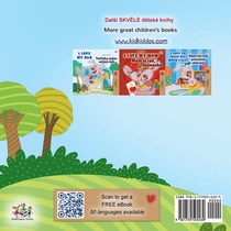 I Love Summer (Czech English Bilingual Children's Book) achterzijde