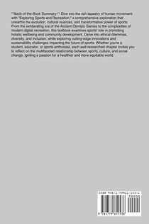 Global Perspectives on Sports & Recreation achterzijde