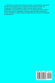 Cybersecurity Science achterzijde