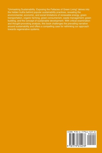 Sustainability is a Lie achterzijde