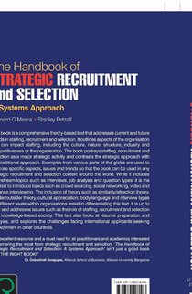 Handbook of Strategic Recruitment and Selection achterzijde