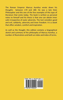 The Thoughts of the Emperor Marcus Aurelius Antoninus - with Biographical Sketch, Philosophy of, Illustrations, Index and Index of Terms achterzijde