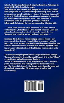 George MacDonald - Christian Writings (complete and Unabridged) Unspoken Sermons by George Macdonald Series I, Ii, Iii in One Volume, A Book of Strife in the Form of the Diary of an Old Soul and The Hope of the Gospel achterzijde