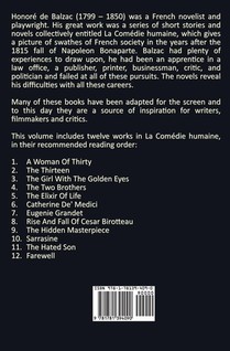 The Human Comedy, La Comedie Humaine, Volume 2, includes the following books (complete and unabridged) achterzijde