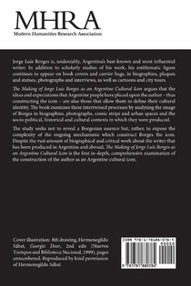 The Making of Jorge Luis Borges as an Argentine Cultural Icon achterzijde
