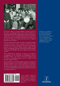 The History of Language Learning and Teaching III achterzijde