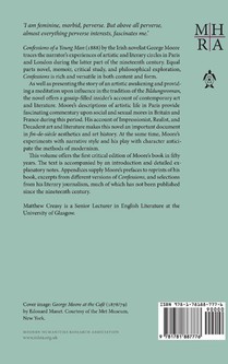 Confessions of a Young Man achterzijde