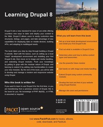 Learning Drupal 8 achterzijde