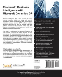 Real-world Business Intelligence with Microsoft Dynamics GP achterzijde