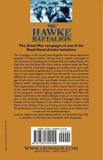 The Hawke Battalion of the Royal Naval Division-During the First World War at Gallipoli and on the Western Front achterzijde