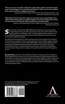 Science Fiction in Colonial India, 1835–1905 achterzijde