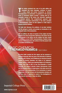 Basic Chemical Thermodynamics (6th Edition) achterzijde
