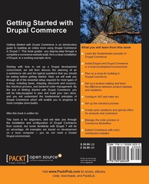 Getting Started with Drupal Commerce achterzijde