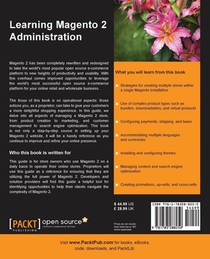Learning Magento 2 Administration achterzijde