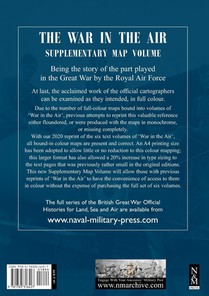 War in the Air. Being the Story of the part played in the Great War by the Royal Air Force achterzijde
