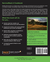 ServiceStack 4 Cookbook achterzijde