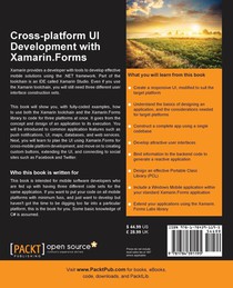 Cross-platform UI Development with Xamarin.Forms achterzijde