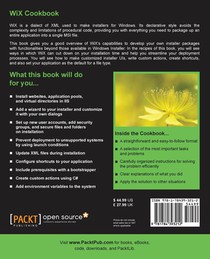 WiX Cookbook achterzijde