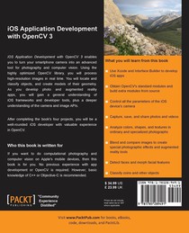 iOS Application Development with OpenCV 3 achterzijde