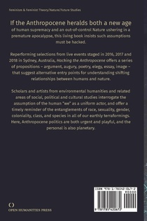 Feminist, Queer, Anticolonial Propositions for Hacking the Anthropocene achterzijde