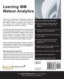 Learning IBM Watson Analytics achterzijde